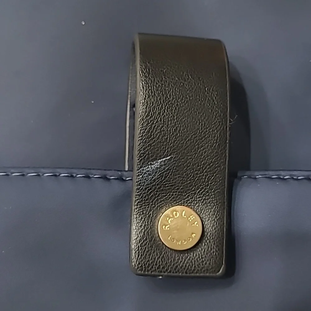 Radley London Navy Shoulder Bag with Black Strap - Women Bags